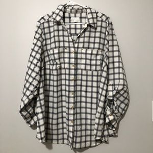 Charter club plaid button down size 2x plus